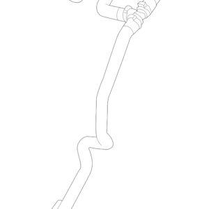 Engine Coolant Hose - BMW (11-53-7-598-343)