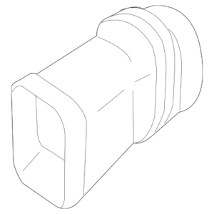 Lower Duct - BMW (13-71-7-590-592)