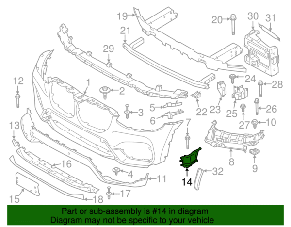 Duct - BMW (51-11-7-418-414) - Image 2