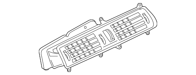 Center Grille - BMW (64-22-9-142-584)