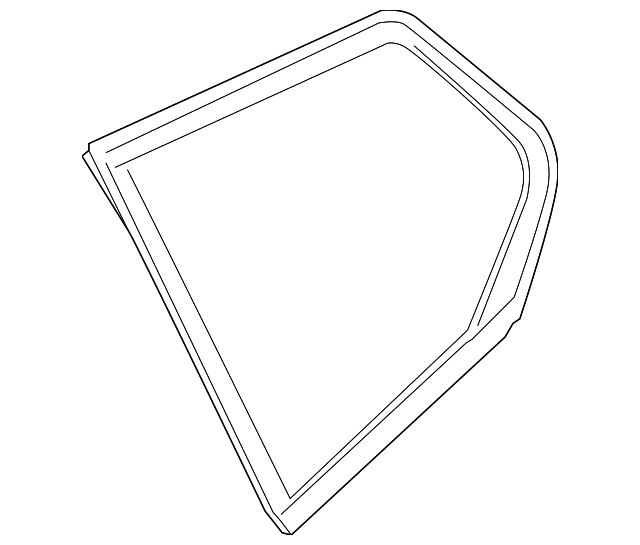 Quarter Glass - BMW (51-37-2-993-821)