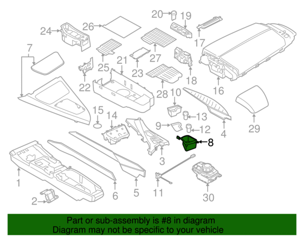 Compartment - BMW (51-45-8-056-594) - Image 2