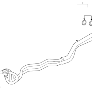 Oil Cooler Pipe - BMW (17-22-7-626-318)