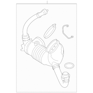 Outlet Tube - BMW (13-71-8-574-783)