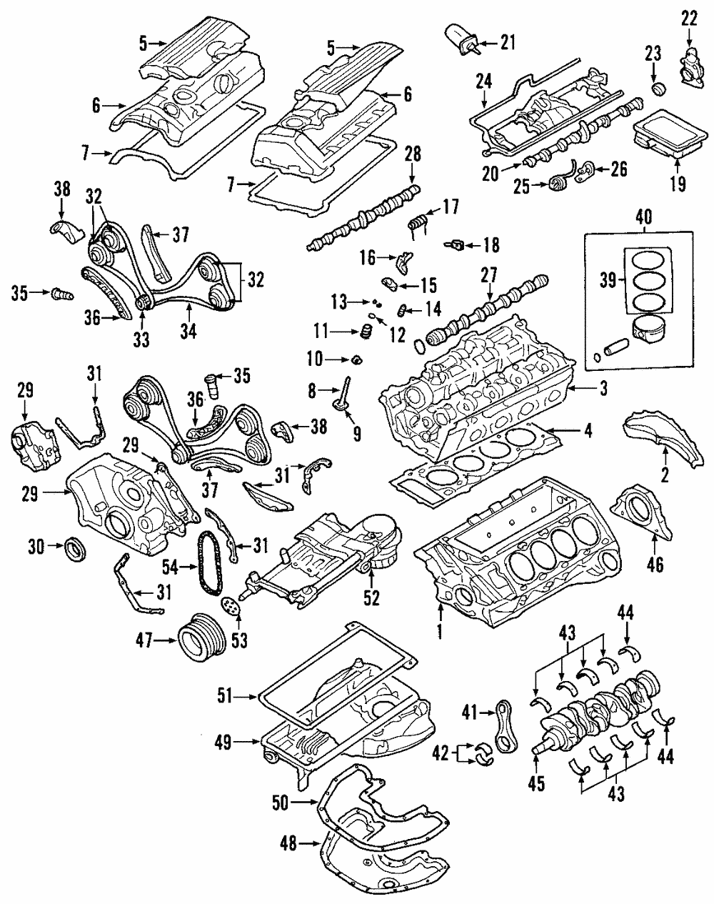 Engine Camshaft - BMW (11-37-7-541-883)