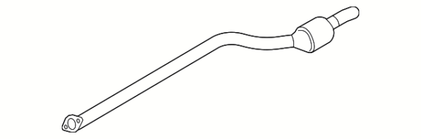 Converter & Pipe - BMW (18-30-7-646-021)