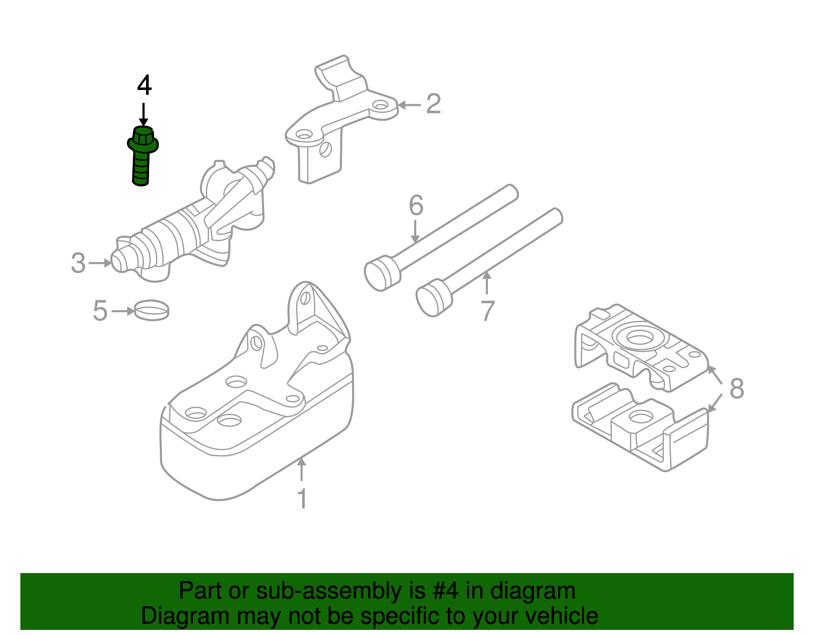 Regulator Bolt - BMW (17-21-1-437-773) - Image 2