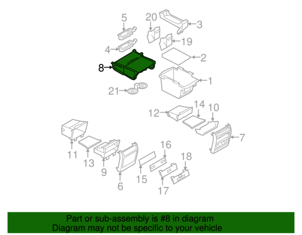 Cup Holder - BMW (51-16-6-954-943) - Image 2
