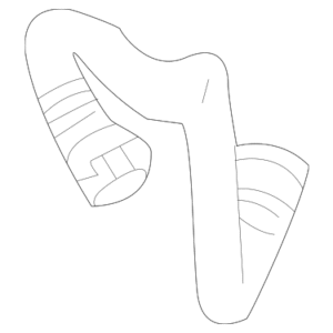 Heater Hose - BMW (11-53-7-510-120)