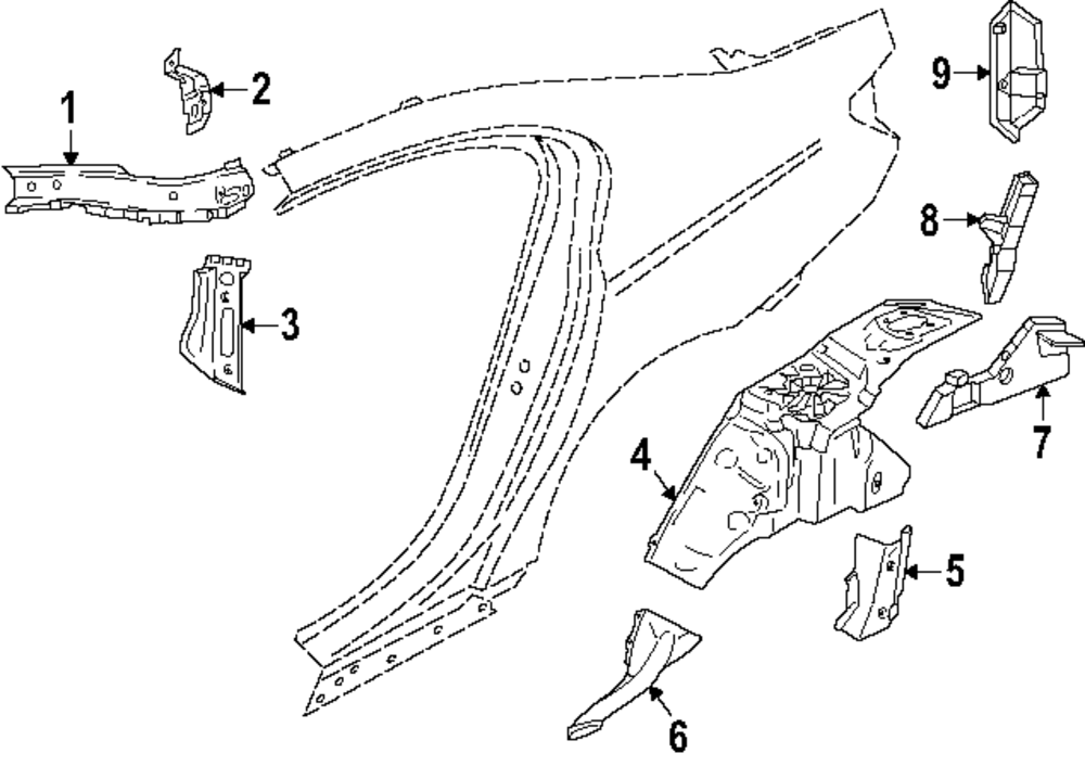 Baffle Plate - BMW (41-13-9-883-389)