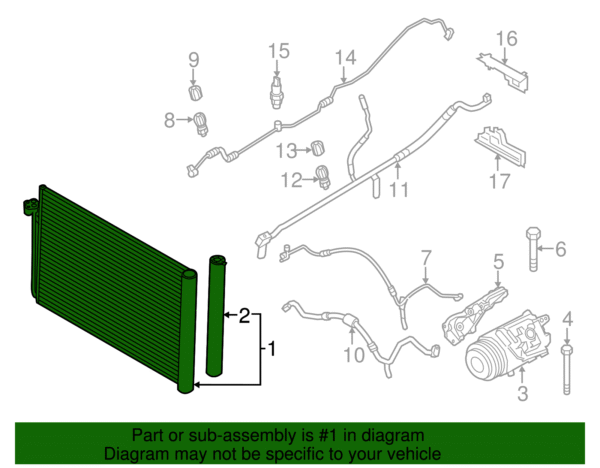 Condenser - BMW (64-50-9-109-723) - Image 2