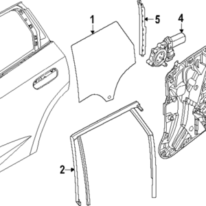 Door Glass - BMW (51-35-9-879-330)
