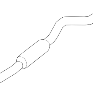 Center Muffler - BMW (18-30-8-608-515)