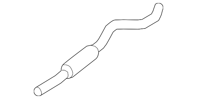 Center Muffler - BMW (18-30-8-606-733)