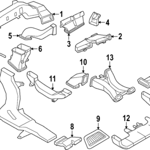 Duct Cover - BMW (51-47-9-496-571)