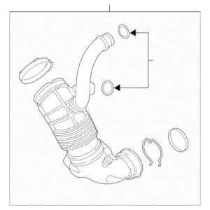 Air Duct - BMW (13-71-5-A1F-9C2)