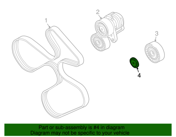 Idler Pulley Cap - BMW (11-28-7-795-159) - Image 2