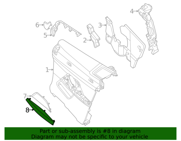Armrest - BMW (51-42-9-503-642) - Image 2