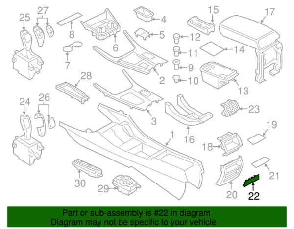 Cover Molding - BMW (51-16-9-200-885) - Image 2
