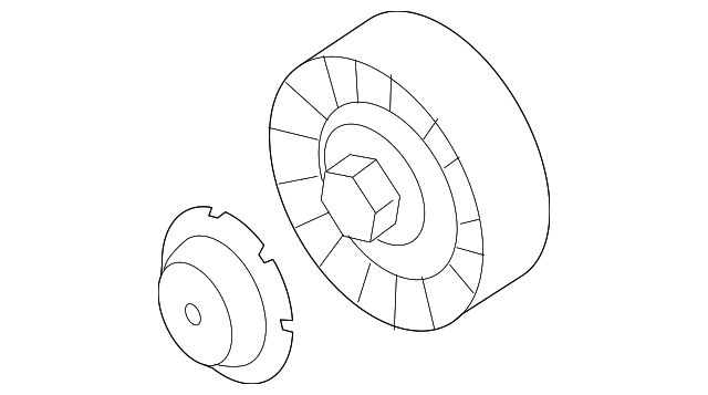 Serpentine Idler Pulley - BMW (11-28-7-542-887)
