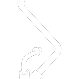 Water Inlet Tube - BMW (11-53-7-617-532)