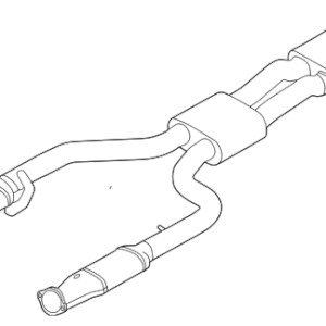Center Muffler - BMW (18-30-9-503-712)