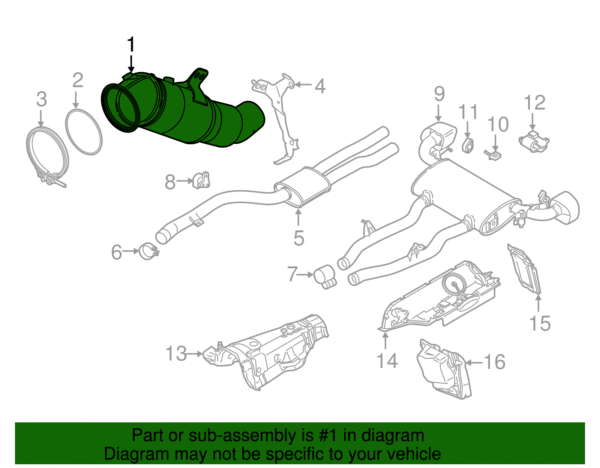 Catalytic Converter - BMW (18-32-8-652-180) - Image 5