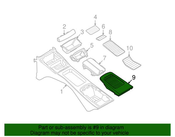 Rear Cover - BMW (51-16-6-963-913) - Image 2