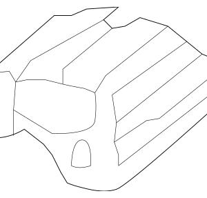 Vent Grille - BMW (64-22-9-205-356)