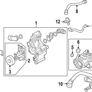 Engine Coolant Hose - BMW (17-12-9-884-825)