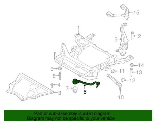 Ft Lower Control Arm - BMW (31-12-6-863-169) - Image 2