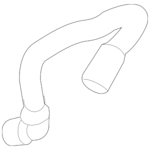 Hose - BMW (17-12-7-619-694)