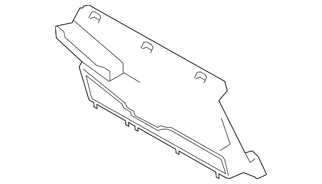 Center Duct - BMW (51-74-7-355-434)