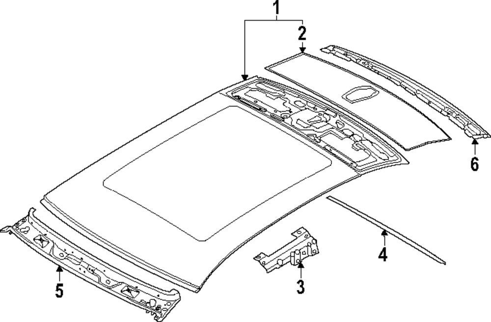 Roof Trim - BMW (54-10-5-A32-099)