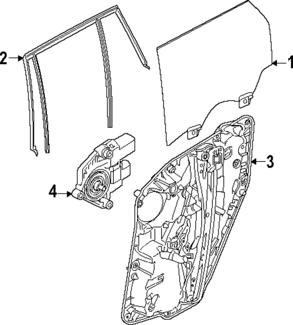 Movable Glass - BMW (51-35-9-853-615)