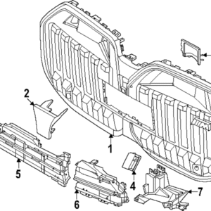 Radiator Support Air Duct - BMW (51-11-5-A16-D73)