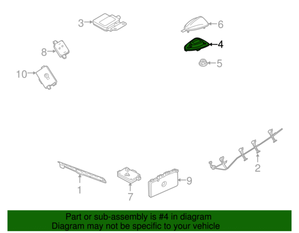 Satellite Antenna - BMW (65-20-9-150-908) - Image 2