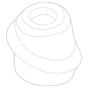 Antenna Mast Base - BMW (65-21-8-389-698)