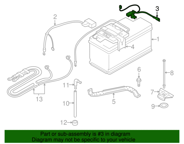 Negative Cable - BMW (61-12-7-616-200) - Image 2