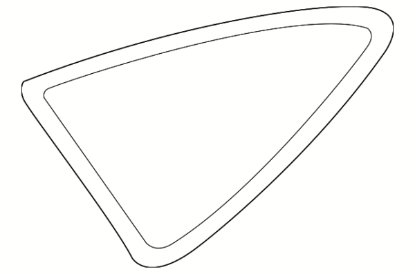 Quarter Glass - BMW (51-37-7-412-020)