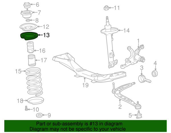 Upper Pad - BMW (31-33-1-128-523) - Image 2