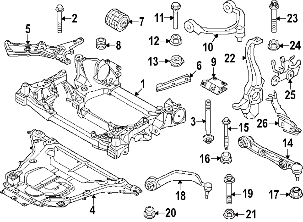 Upper Control Arm - BMW (31-10-8-833-037)