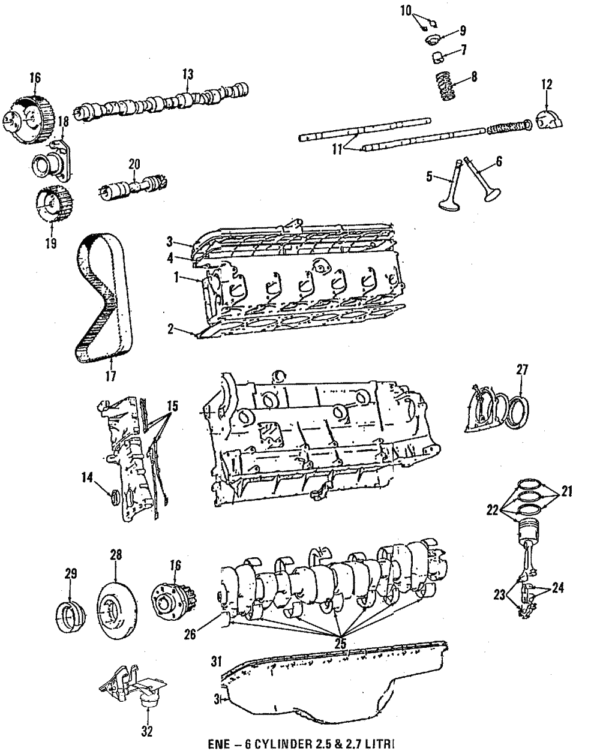 Camshaft - BMW (11-31-1-716-138)