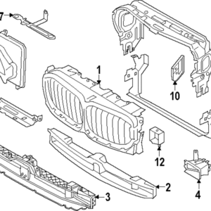 Side Duct - BMW (51-11-8-085-670)
