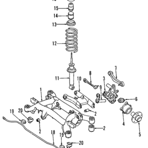 Upper Spring Pad - BMW (33-53-2-229-858)