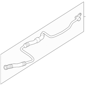 Automatic Transmission Oil Cooler Hose Assembly - BMW (17-22-7-592-401)