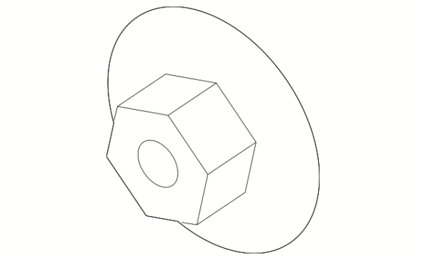Outer Support Nut - BMW (07-14-7-155-614)