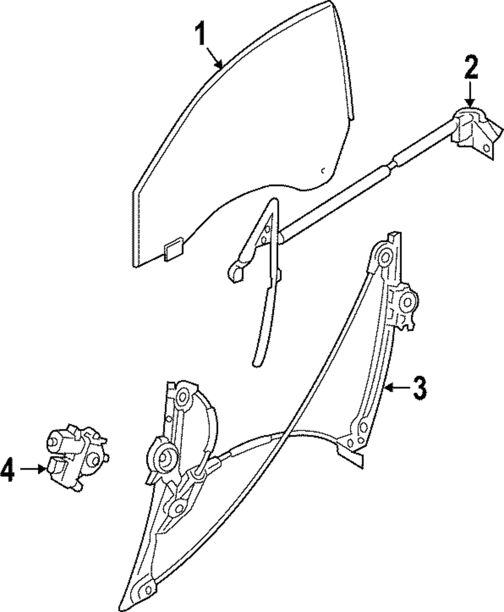 Door Glass - BMW (51-33-7-955-248)