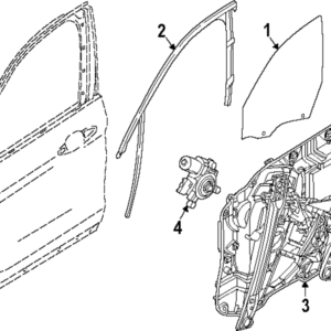 Door Glass - BMW (51-33-5-A6D-9A1)