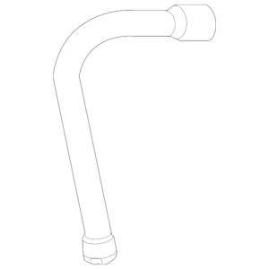 Engine Coolant Hose - BMW (17-12-7-589-735)